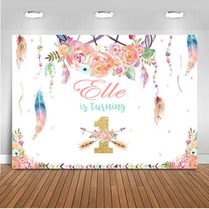 Wild One Birthday Party Backdrop