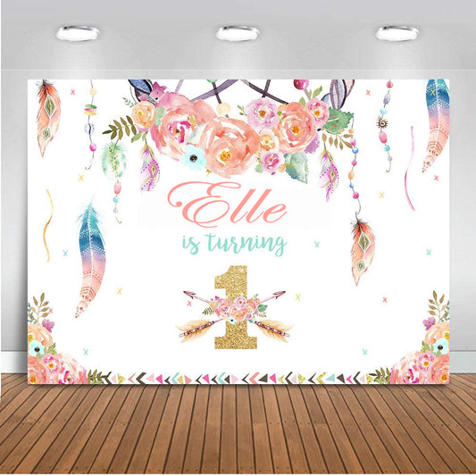 Wild One Birthday Party Backdrop