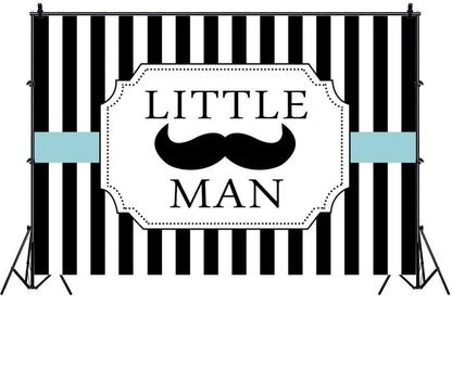 Little Man Theme Party Backdrop