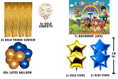 Paw Patrol Theme Birthday Party Decorations Complete Set