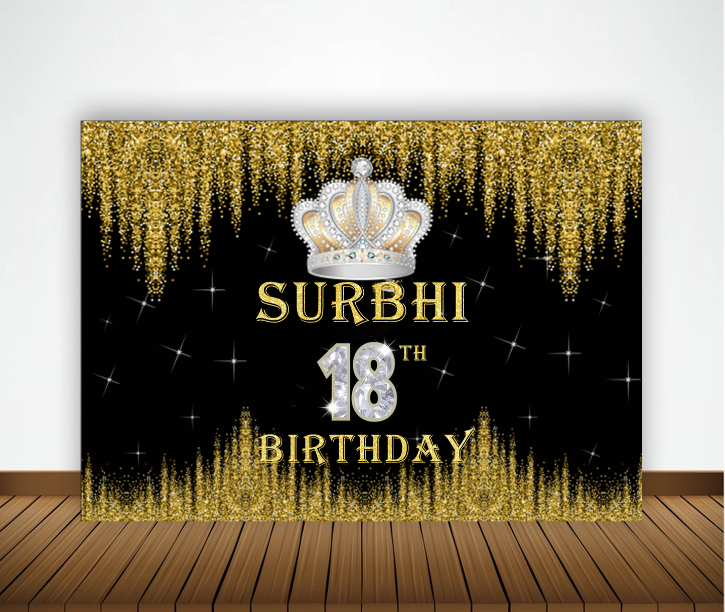 18th Birthday Party Backdrop 