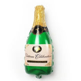 Cheers Champagne Glass And Champagne Bottle Foil Balloon For Bachelor Party Mylar Foil Balloon