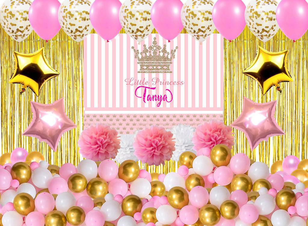 Buy Princess Birthday Party Decoration Complete Kit | Party Supplies ...