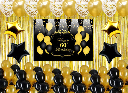 60th Birthday Party Complete Party Set for Adults