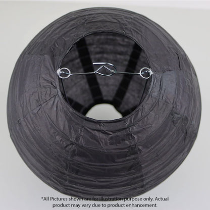 Black, Gold And White Paper Lanterns -12"Inch Great For Milestone Birthday Parties ,Anniversary Parties