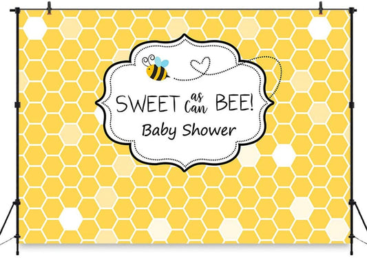 Baby Shower What It Will Bee Backdrop