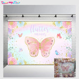 Butterflies & Fairies Theme Party Backdrop