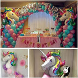 Rainbow Unicorn Foil Helium Balloon For Birthday Rainbow Party Baby Shower Decoration (33 Inches)