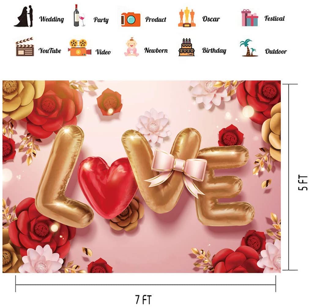Valentine Party Backdrop for Decoration