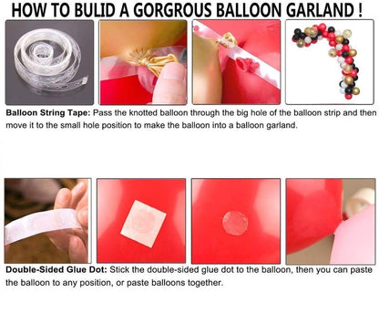 Balloon Arch Kit -Latex Balloons And Confetti Balloons