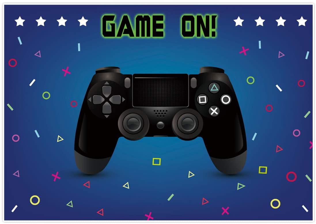 Gaming Theme Birthday Party Backdrop