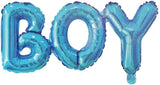 Baby Boy Welcome Foil Balloons Kit- Baby Shower Decorations (Pack Of 8)