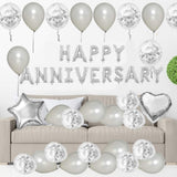 Anniversary Silver Combo Kit For Decorations