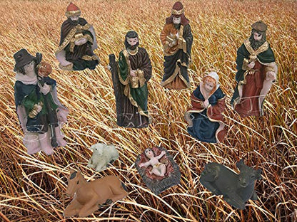Christmas Nativity Set Crib Set For Christmas (10 Figures)