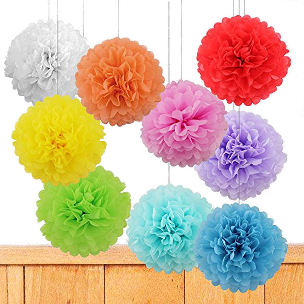 Buy Mutlicolor Pom Pom Flower Decoration | Party Supplies ...