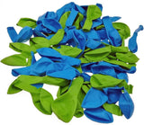 Blue And Green Party Balloons-Birthday Parties ,Baby Shower Decorations