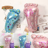 It'S A Boy And It'S A Girl Foot Balloon Letter. Helium Quality Foil Balloon For Baby Showers Party Supply Decorations