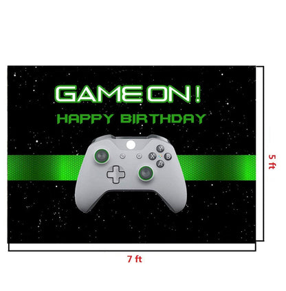 Gaming Theme Birthday Party Backdrop