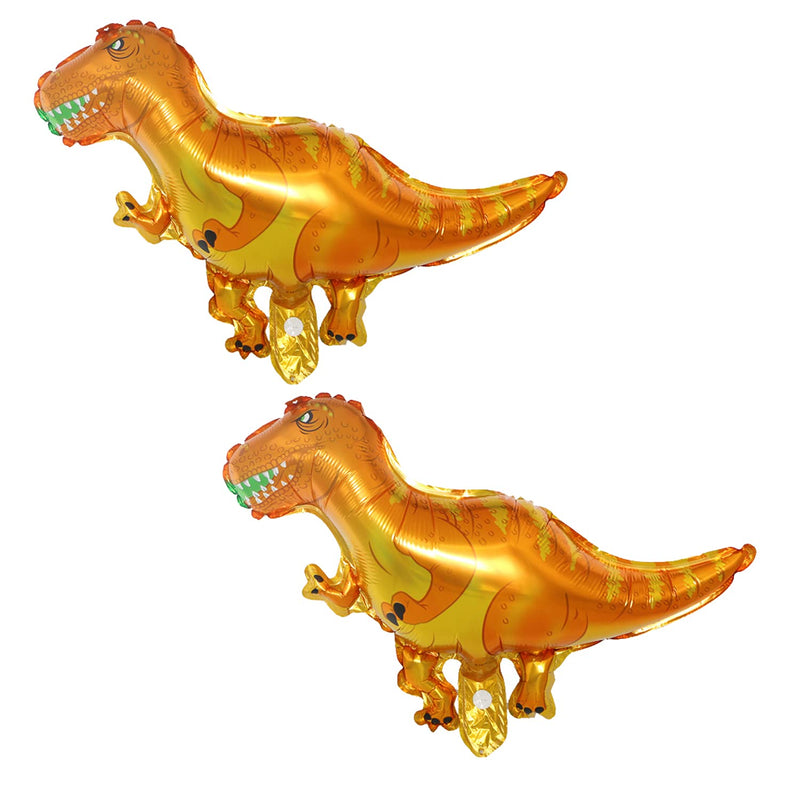 2pc Dinosaur  Balloons Foil Helium Balloons For Dinosaur Birthday Theme