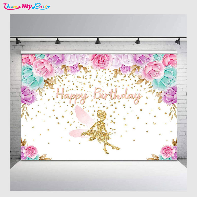 Butterflies & Fairies Theme Party Backdrop