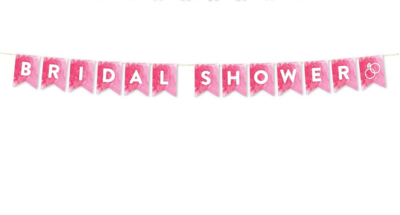 Pink Bridal Shower Banner