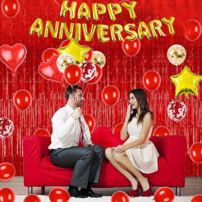 Anniversary Combo Kit  With Red Foil Curtains