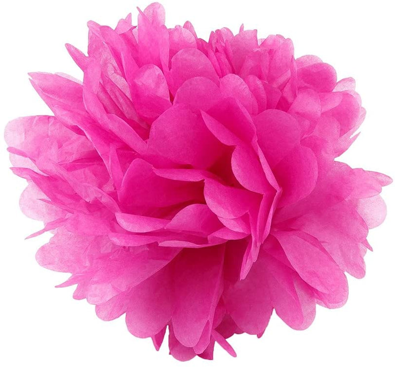 Pink White And Black Pom Pom Flower Decoration -Anniversary Parties & Milestone Birthday,Bachelor Parties