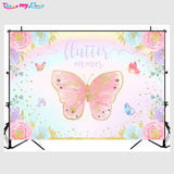 Butterflies & Fairies Theme Party Backdrop