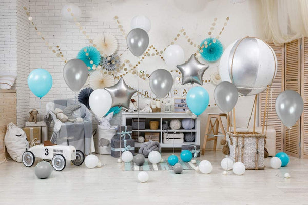 Metallic Balloons 9 Inch Thick Silver Latex Balloon Pack Of 50 For Birthday, Anniversary Parties