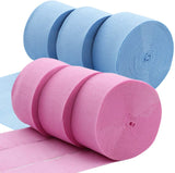 Pink And Blue Crepe Paper Crepe Paper Streamer (12 Piece) - Party Supplies For Parties, Baby Shower, Bridal Shower