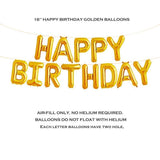 Birthday Decorations, Happy Birthday Banner Foil - Fringe Silver Curtain Metallic Helium Balloons