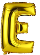 16 Inch Letter A-Z - Alphabet Foil Balloon Or 16" Digit Balloons Decoration Supplies Gold Color Set