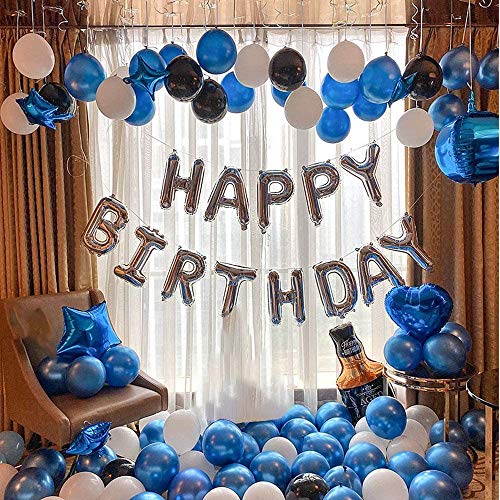 Blue Birthday Decoration Party Supplies Set Decoration for Party Decorations