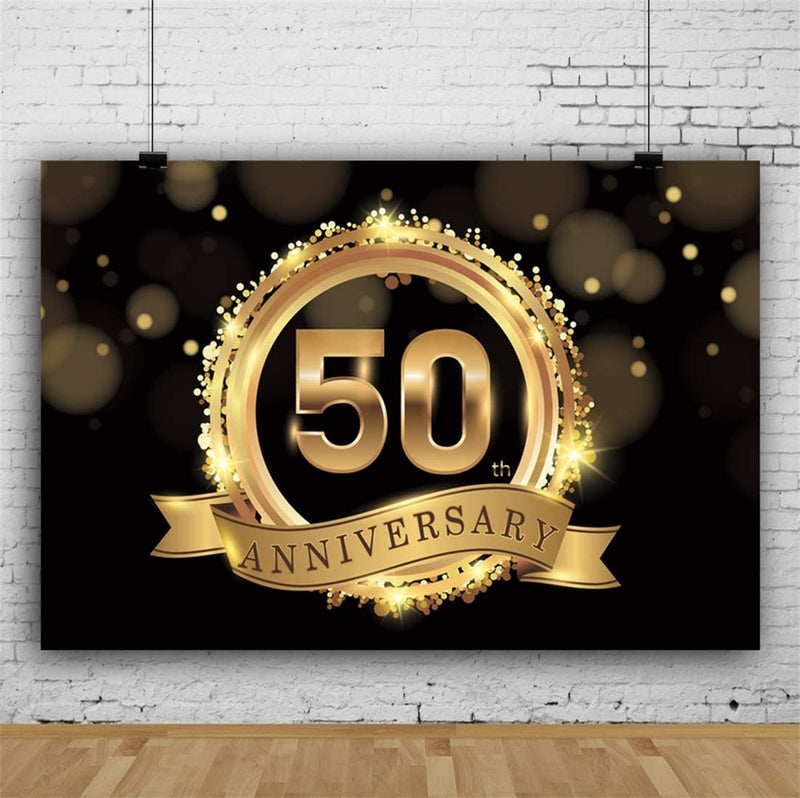 50th Anniversary Party Backdrop For Decorations