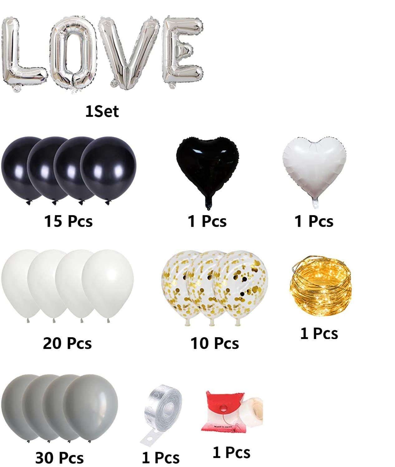 Anniversary /Valentine Day Party Decoration Kit