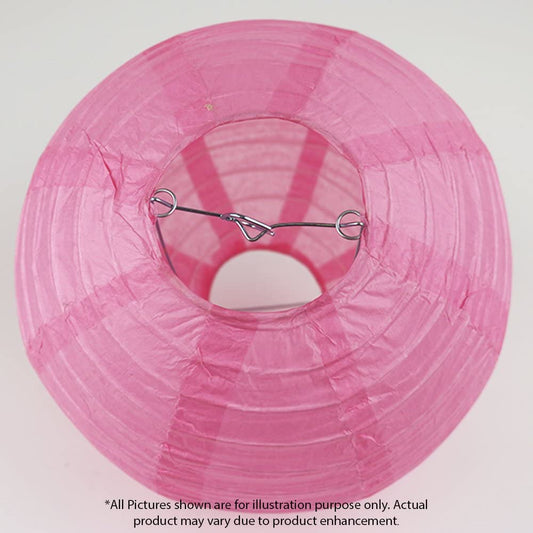 Pink Paper Lanterns -12"Inch Great For Birthday Parties, Weddings Or Baby Shower