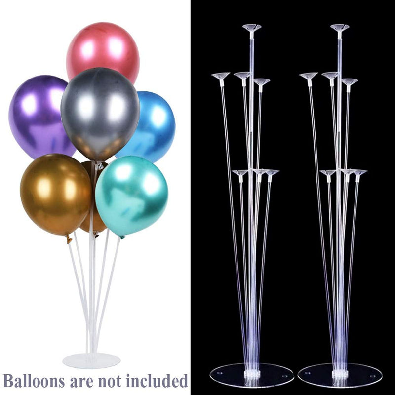 Balloons Stand Kit - Set of Table balloon Holder With 7 Balloon For Decoration