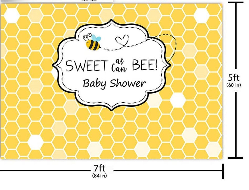 Baby Shower What It Will Bee Backdrop