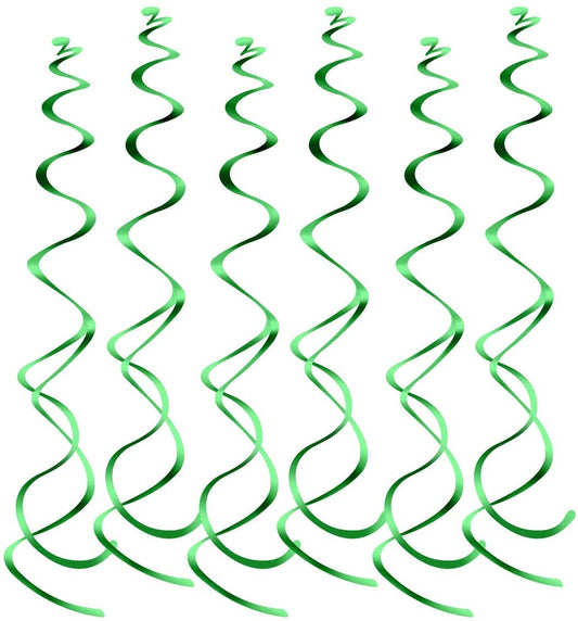 Green Hanging Spiral Swirl Decorations, Ceiling Decoration For Birthday,Baby Shower , Anniversary