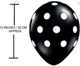 Black And Red Polka Dot Party Balloons-Birthday Parties, Mickey Mouse Party, Casino Theme.