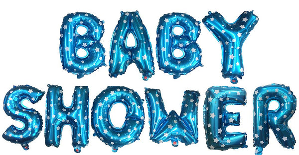 Baby Shower Foil Banner Balloon 16 Inch Letters Helium Quality Foil Balloon For Baby Welcome/Shower Party Supply Decorations