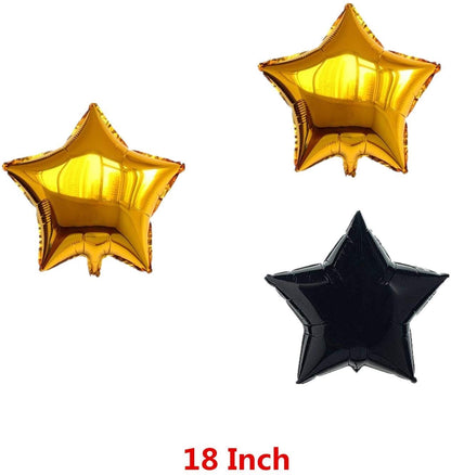 Black And Gold Anniversary Combo Kit For Decorations