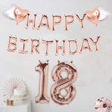Rose Gold 18th Birthday Party Decorations for Girls