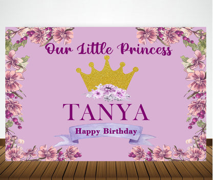 Princess Birthday Party Backdrop