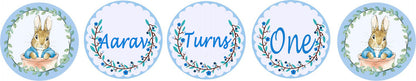 Some Bunny Is One I Am One Banner Birthday Decoration