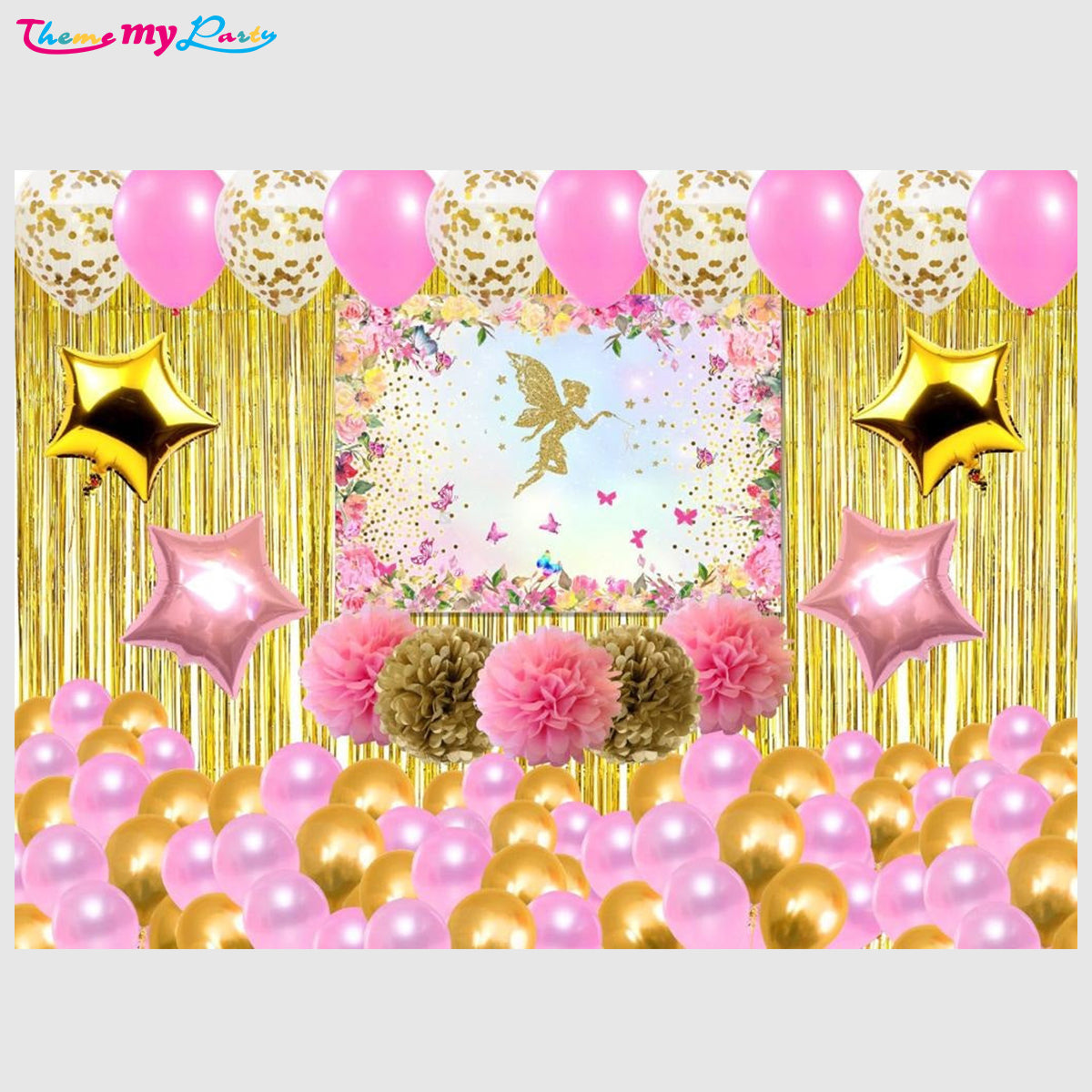 Butterflies & Fairies Theme Complete Decoration Kit
