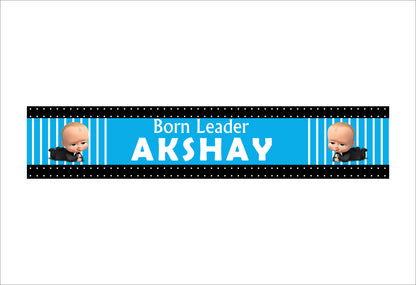Boss Baby Theme Birthday Long Banner for Decoration