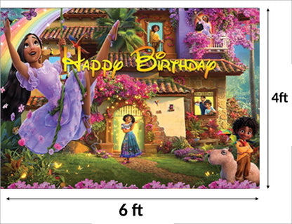 Encanto Theme Birthday Party Backdrop