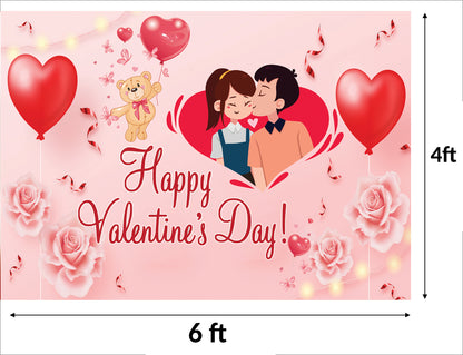 Valentine Party Backdrop for Decoration