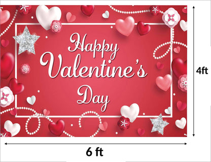 Valentine Party Backdrop for Decoration